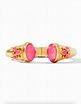 CANNES CUFF GOLD PEONY PINK