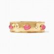 CANNES STATEMENT HINGE BANGLE PEONY PINK