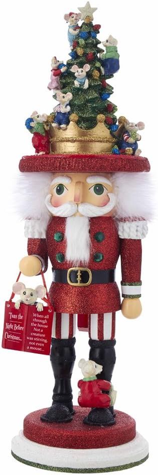 18&quot; NIGHT BEFORE CHRISTMAS MICE HAT NUTCRACKER