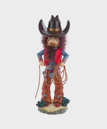 18&quot; COWBOY WITH LASSO NUTCRACKER