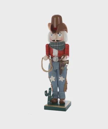 15&quot; WOODEN COWBOY NUTCRACKER