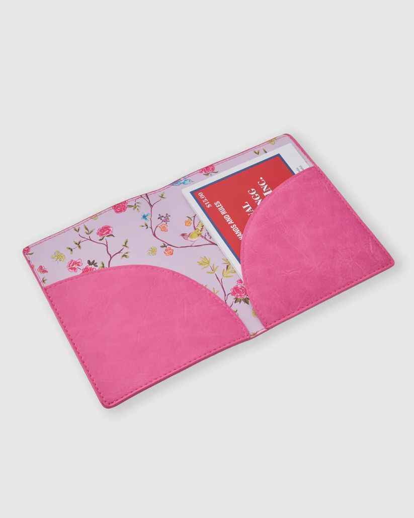 HOT PINK CARD FOLIO