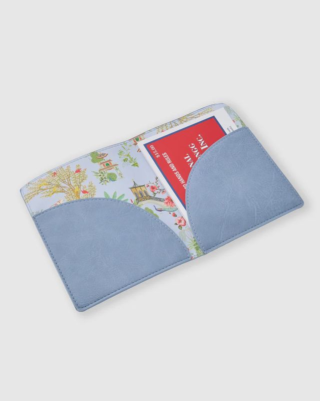 PERIWINKLE CARD FOLIO