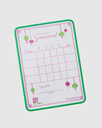 MAHJONG SCORE CARD LANTERN