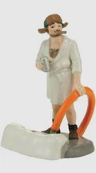 SNOW VILLAGE COUSIN EDDIE IN THE MORNING