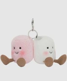 AMUSEABLES PAIR OF MARSHMALLOWS BAG CHARM