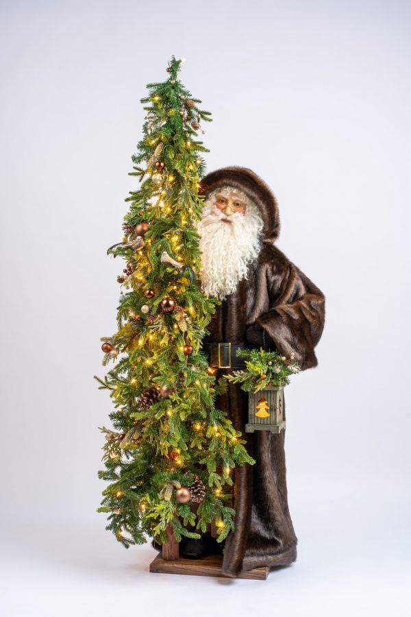 57&quot; YULETIDE CAROL SANTA