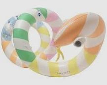 GIANT INFLATABLE NOODLE SORBET STRIPE