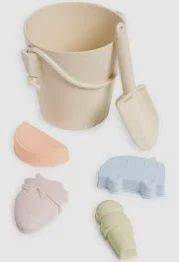 SILICONE BUCKET SPADE SET APPLE SORBET