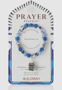BLUE PRAYER BRACELET