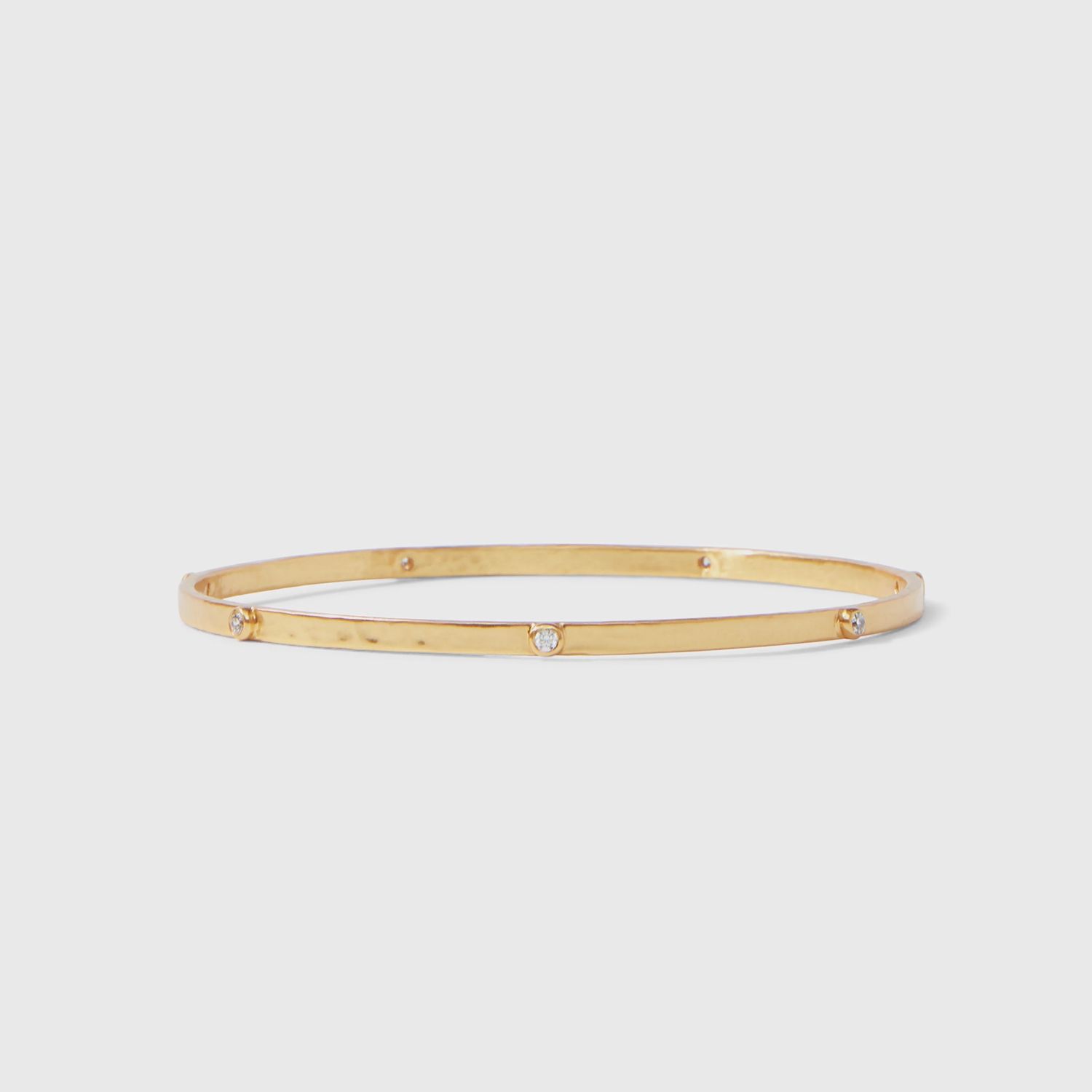 CRESCENT BANGLE CUBIC ZIRCONIA SMALL