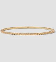 COLETTE BEAD BANGLE GOLD SMALL