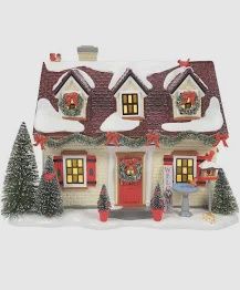SNOW VILLAGE THE CARDINAL HOUSE