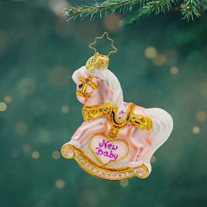 BABY&#39;S FIRST CHRISTMAS FILLY GEM