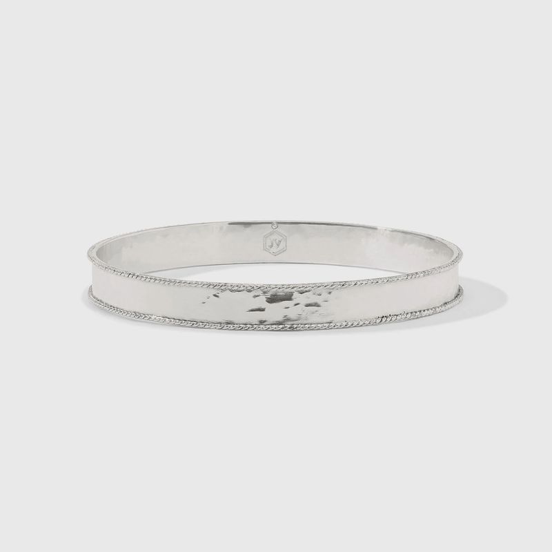 SAVOY BANGLE SILVER MED