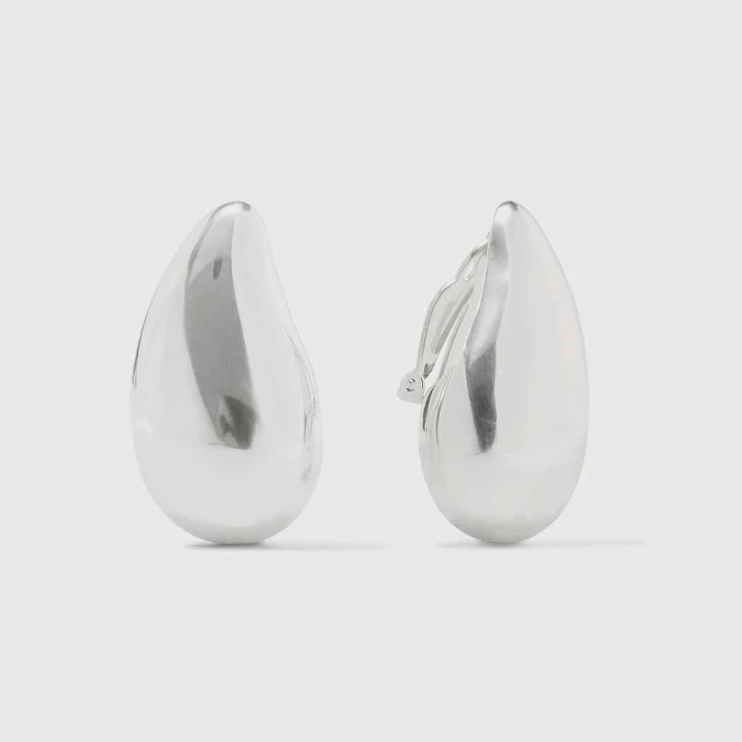 WAVE CLIP EARRING SILVER