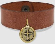 PRECIOUS LIGHT LEATHERBAND CUFF