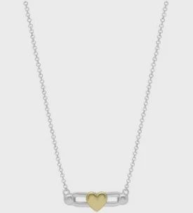 CHANNEL NECKLACE HEART
