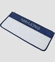 NAVY BAMBOO MAHJONG BAG
