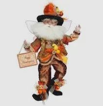 HAPPY THANKSGIVING FAIRY SMALL 11.5&quot;