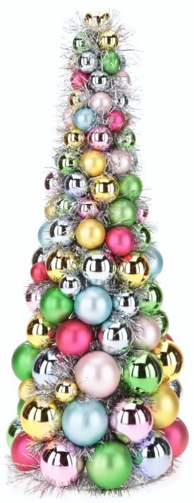 CHRISTMAS BALLS TREE 23.5&quot;