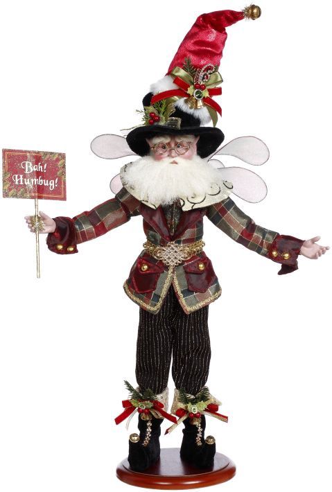 BAH HUMBUG FAIRY On Base - 21 Inches