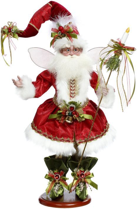 NIGHT BEFORE CHRISTMAS FAIRY On Base - 21&quot;