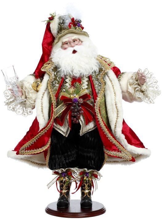 CHRISTMAS TOAST SANTA 25.5&quot;