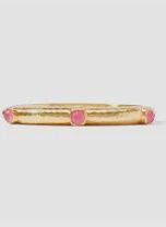 CATALINA HINGE BANGLE IRIDESCENT PEONY PINK