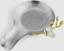 WHITE ORCHID SPOON REST