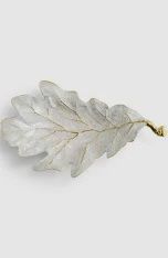WINTER LEAVES RED OAK DISH
