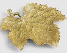 GRAPELEAF SNACK PLATE GOLD