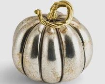 GLASS PUMPKIN LARGE
