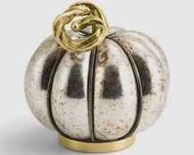 GLASS PUMPKIN SMALL