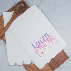 QUEEN OF MAHJONG TEA TOWEL