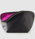 LUXURIOUS BLACK LEATHER WITH PINK INTERIOR