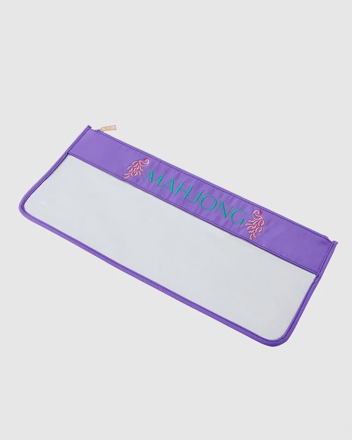 PURPLE PEACOCK MAHJONG BAG