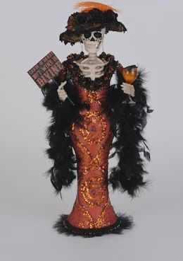 WINE DIVINE LADY SKELETON ORANGE