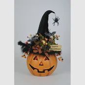 LIGHTED FIBER OPTIC PUMPKIN