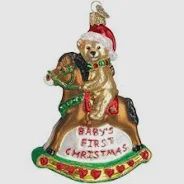 ROCKING HORSE TEDDY ORNAMENT