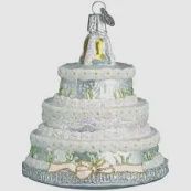 WEDDING CAKE ORNAMENT