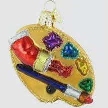 ARTIST&#39;S PAETTE ORNAMENT