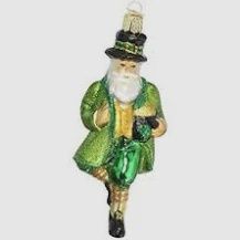 IRISH SANTA ORNAMENT