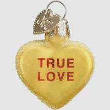 CONVERSATION HEART ORNAMENT