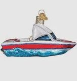 SKI BOAT ORNAMENT