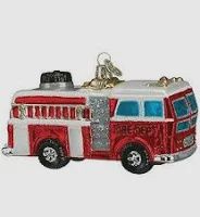 FIRE TRUCK ORNAMENT