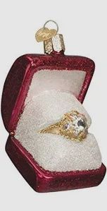 RING IN BOX ORNAMENT