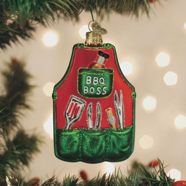 BBQ APRON ORNAMENT