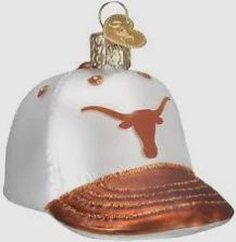 TEXAS BASEBALL CAP ORNAMENT