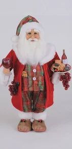 MIDNIGHT SNACKIN W WINE SANTA